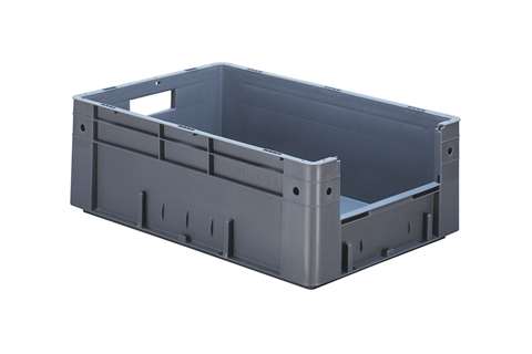 Euronorm 600x400x210 - Front. Eingriff - 39l - Boden und Wände geschlossen