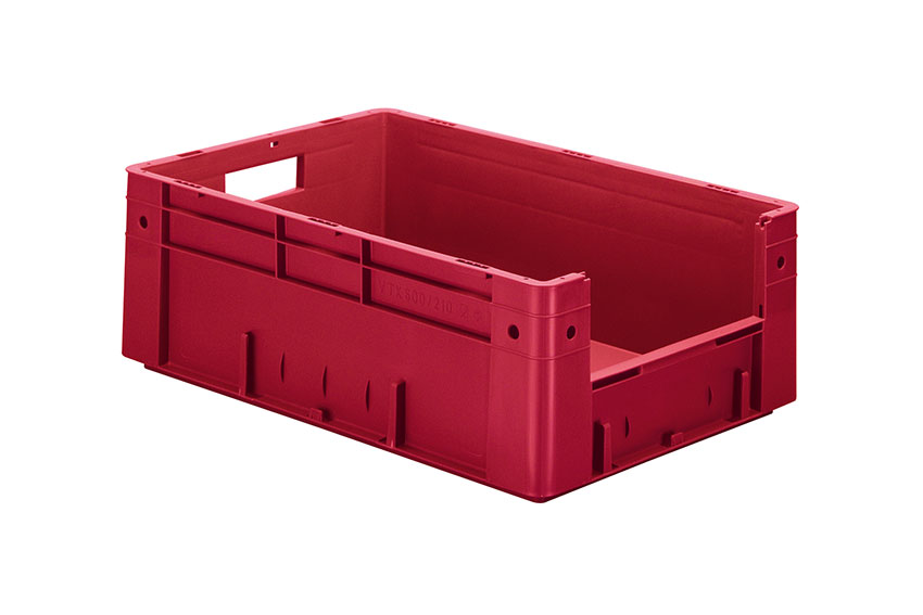 Euronorm 600x400x210 - Front. Eingriff - 39l - Boden und Wände geschlossen 