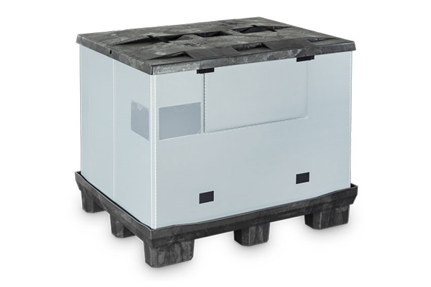 Sleeve box 1210x1010x990mm - 9 feet - with flap door 