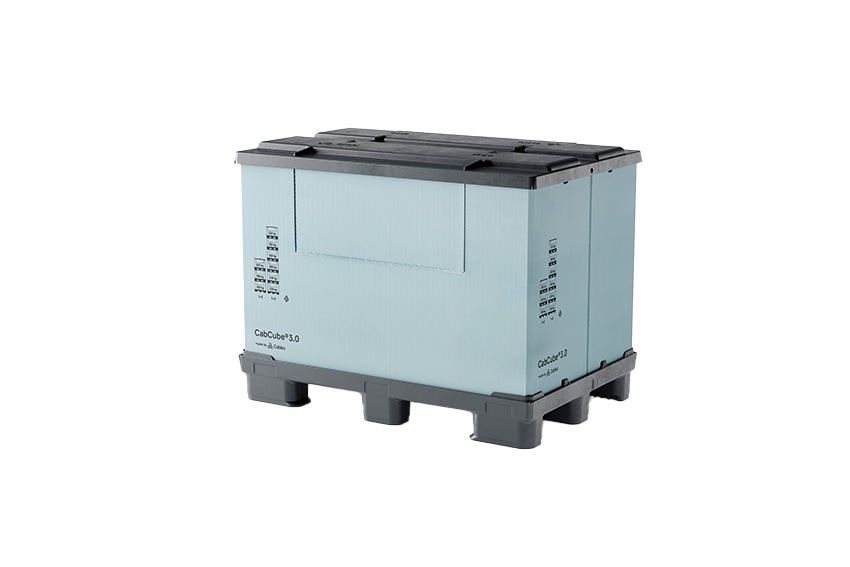 Sleeve box 1235x830x954mm - 9 feet - with flap door 