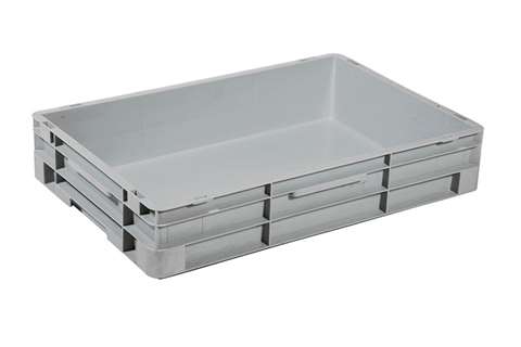 EN Stackable container Solid line 20l - 600x400x120mm - reinforced to 50kg load capacity