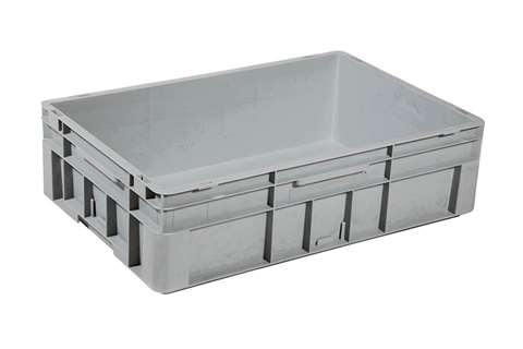 EN Stackable container Solid line 30l - 600x400x170mm - reinforced to 50kg load capacity