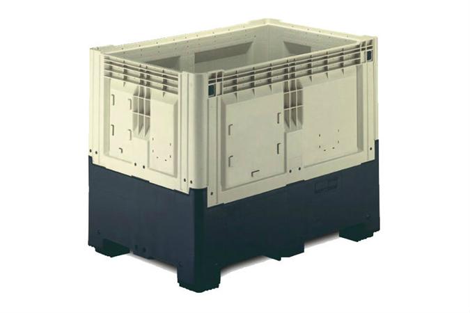 Smartbox 1200x800x978mm - geschlossen - mit 2 Kufen - 695l 