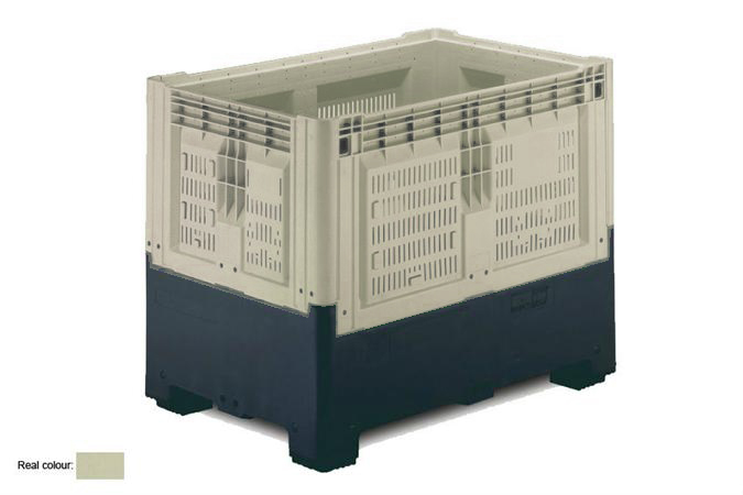 Smartbox 1200x800x978mm - perforiert - mit 2 Kufen - 695l 