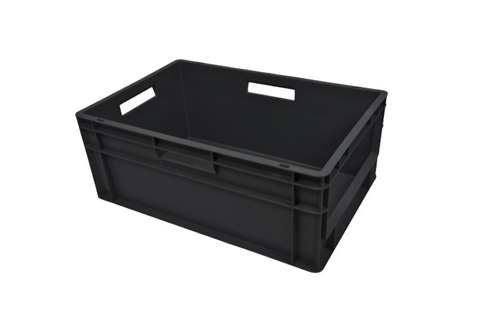 Euronorm picking container - frontal opening - reinforced bottom - regenerate - 600x400x240mm