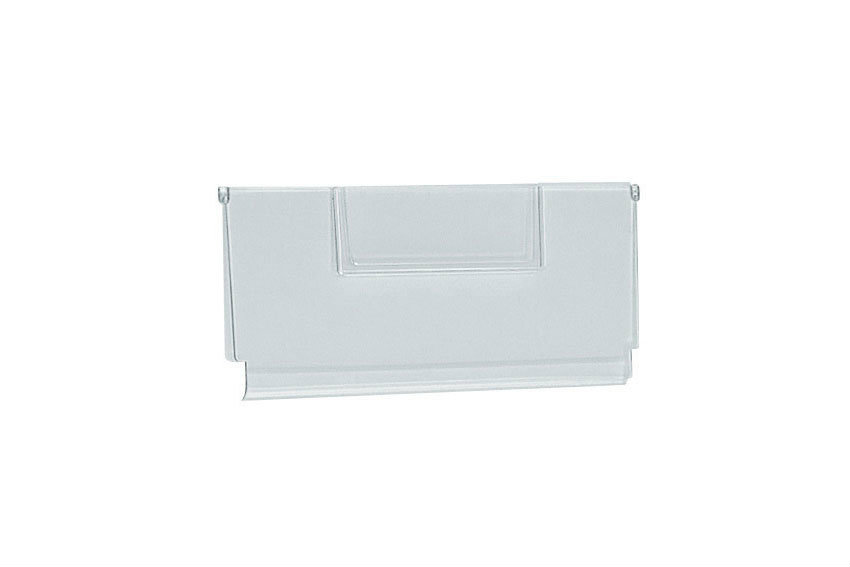 Separator with label field shelf tray Classic - 180x80mm 