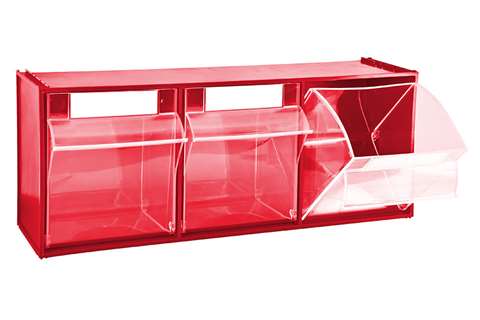 Kippbehältermodule 3 Fächer - Serie 7000 - 600x210x242mm