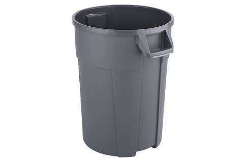 Round waste bin 120l - ø650x710mm - without lid