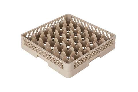 Gläserkörbe 36 Fächer - 500x500x100mm - Rack-Master - Ø Glas: 64x74mm