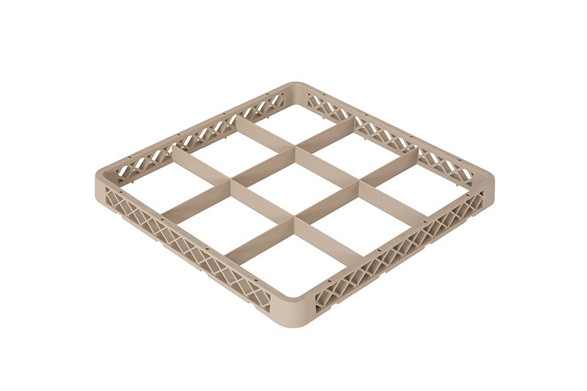 Aufsatzrand 9 Fächer - Rack-Master - für TRX-0009 