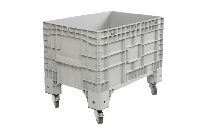 Volumenbehälter 1040x640x790mm - 4 Räder - 2 Gebremste Kurzen Seite 