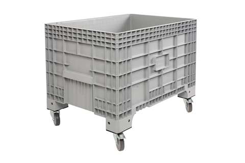 Volumebox 510l - 1200x800x918mm - 4 wheels , 2 with brake long side