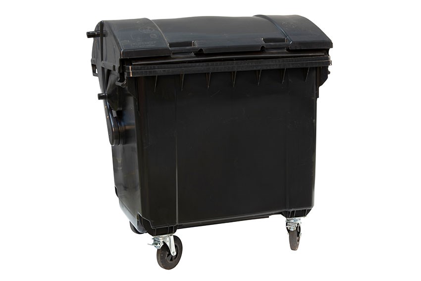 Maxi-container on 4 casters - 1100 l - coloured 