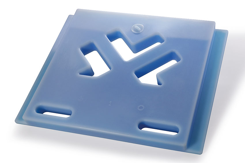 Eutektische Kühlplatte Cargo 900/1000 - 600x487x50mm - -21°C 