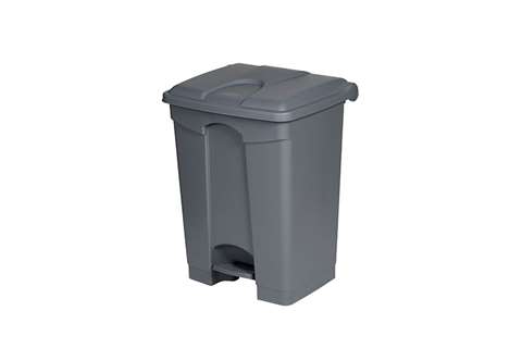 Rechteckiger Tretabfalleimer 70l - 495x412x673mm