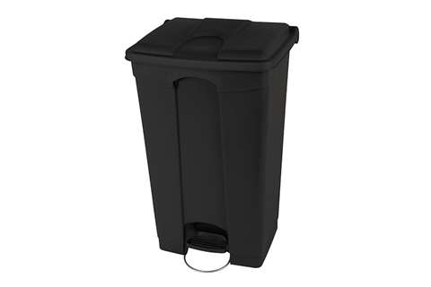 Rechteckiger Tretabfalleimer 90l - 500x412x820mm - 50% Recyclingmaterial