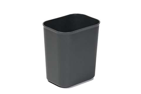 Rectancular waste basket 6.6l - fire retardant - v2 certified