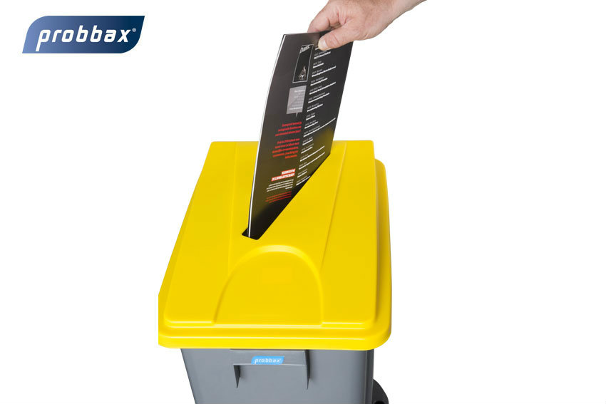 Deckel mit Papiereinwurf - 328x453x70mm 